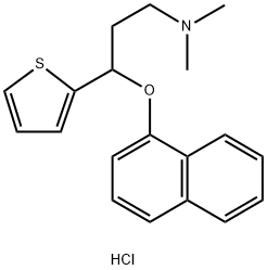 (RS)-Duloxetine hydrochloride Structure