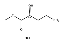 methyl (2R)-4-amino-2-hydroxybutanoate
hydrochloride Structure