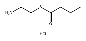 Butanethioic acid, S-(2-aminoethyl) ester, hydrochloride Structure