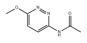 N-(6-methoxypyridazin-3-yl)acetamide 구조식 이미지