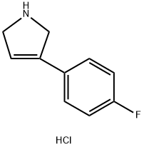 3-(4-fluorophenyl)-2,5-dihydro-1H-pyrrole hydrochloride 구조식 이미지