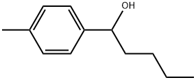 Benzenemethanol, α-butyl-4-methyl- Structure