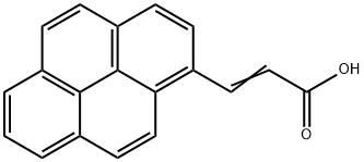 3-(pyren-1-yl)acrylic acid Structure