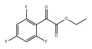 ethyl 2-oxo-2-(2,4,6-trifluorophenyl)acetate Structure