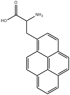 1-Pyrenepropanoic acid, α-amino- Structure