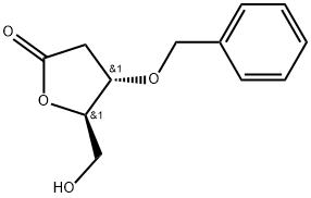 D-erythro-Pentonic acid, 2-deoxy-3-O-(phenylmethyl)-, γ-lactone Structure