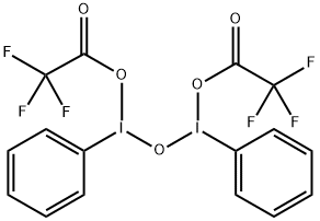 Iodine, M-oxodiphenylbis(trifluoroacetato-O)di- Structure