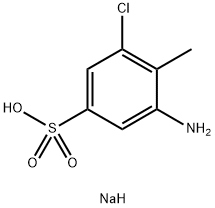 Sodium 3-amino-5-chloro-4-methylbenzenesulfonate Structure