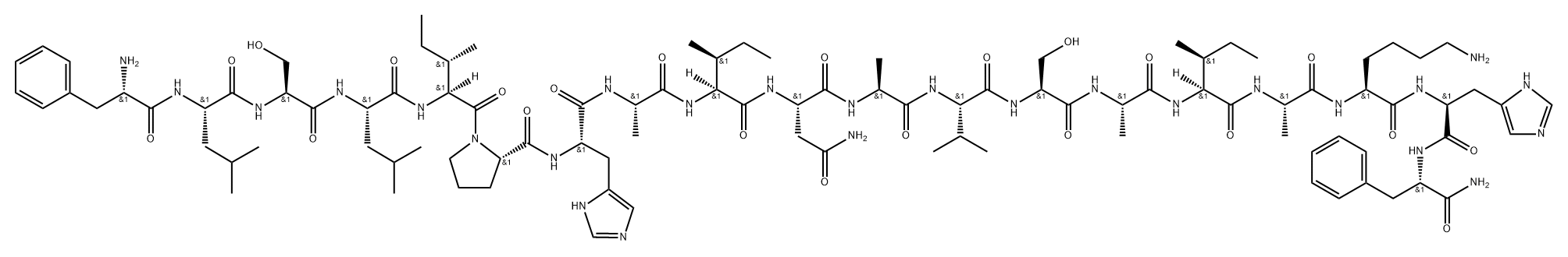 Phylloseptin-H5 Structure