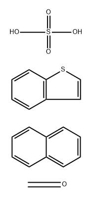Sulfuric acid, reaction products with benzothiophene, formaldehyde and naphthalene, residues Structure