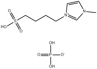 1-butylsulfonic-3-MethyliMidazoliuM dihydrogen phosphatee Structure
