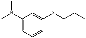 N,N-dimethyl-3-(propylthio)aniline Structure