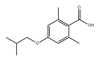 4-Isobutoxy-2,6-dimethylbenzoic acid Structure
