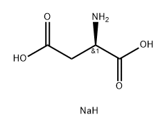 D-Aspartic acid, sodium salt (1:2) Structure