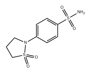 4-(1,1-dioxo-1lambda6,2-thiazolidin-2-yl)benzene1-sulfonamide 구조식 이미지