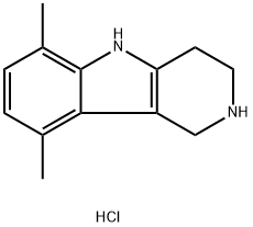 6,9-Dimethyl-2,3,4,5-tetrahydro-1H-pyrido[4,3-b]indole Structure