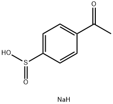 Benzenesulfinic acid, 4-acetyl-, sodium salt (1:1) Structure