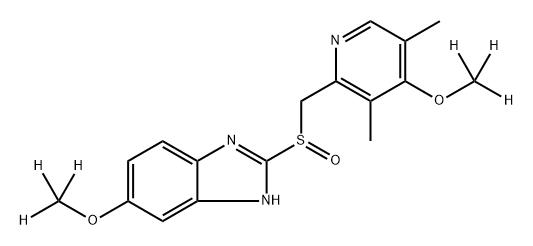 Omeprazole D6 Structure