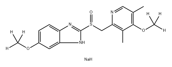 Esomeprazole Sodium D6 Structure