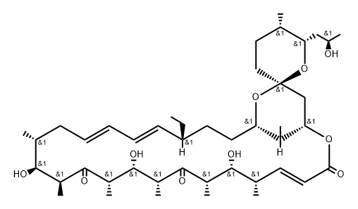 26-Demethyl-12-deoxyoligomycin A Structure