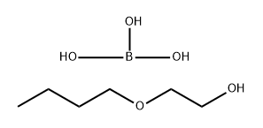 Boric acid (H3BO3), reaction products with by-products from manuf. of 2-butoxyethanol Structure