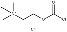 Ethanaminium, 2-[(chlorocarbonyl)oxy]-N,N,N-trimethyl-, chloride (1:1) Structure