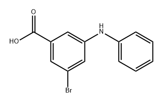 3-Bromo-5-(phenylamino)benzoic acid Structure