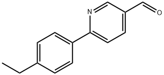 6-(4-Ethylphenyl)nicotinaldehyde Structure