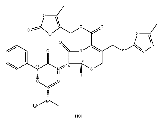 Cefcanel daloxate hydrochloride Structure