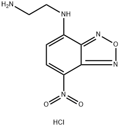 N1-(7-nitrobenzo[c][1,2,5]oxadiazol-4-yl)ethane-1,2-diamine hydrochloride Structure