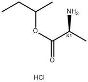 L-Alanine, 1-methylpropyl ester, hydrochloride (1:1) Structure