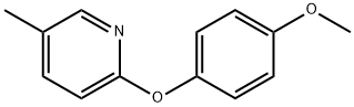 2-(4-Methoxyphenoxy)-5-methylpyridine Structure