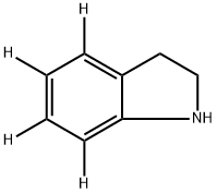 1H-Indole-4,5,6,7-d4, 2,3-dihydro- Structure