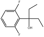 3-(2,6-difluorophenyl)pentan-3-ol Structure