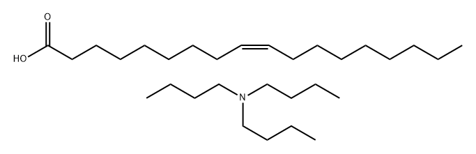 9-Octadecenoic acid (Z)-, sulfurized, compds. with N,N-dibutyl-1-butanamine Structure