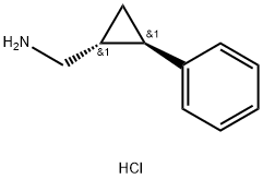 [(1R,2R)-2-Phenylcyclopropyl]methanamine hydrochloride 구조식 이미지