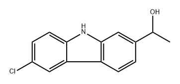 9H-Carbazole-2-methanol, 6-chloro-α-methyl- Structure
