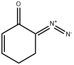 2-Cyclohexen-1-one, 6-diazo- 구조식 이미지