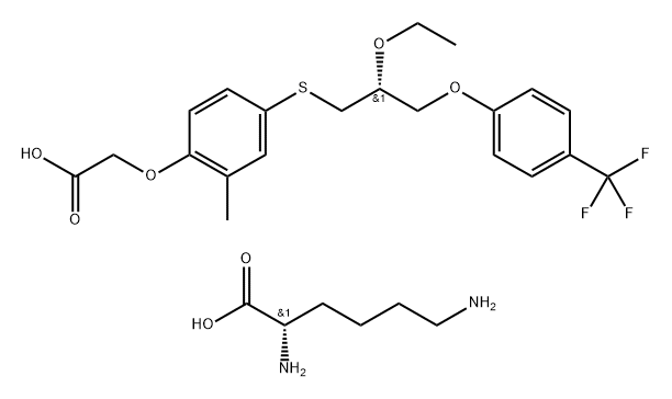 Seladelpar lysine Structure