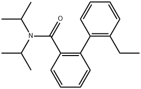 2'-Ethyl-N,N-bis(1-methylethyl)[1,1'-biphenyl]-2-carboxamide Structure