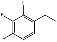 1-ethyl-2,3-difluoro-4-iodobenzene Structure