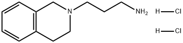 2(1H)-Isoquinolinepropanamine, 3,4-dihydro-, hydrochloride (1:2) Structure