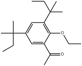 1-[3,5-Bis(1,1-dimethylpropyl)-2-ethoxyphenyl]ethanone Structure