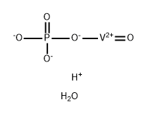 Vanadate(1-), oxo[phosphato(3-)-.kappa.O]-, hydrogen, hydrate (2:1) Structure