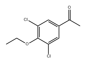 1-(3,5-Dichloro-4-ethoxyphenyl)ethanone Structure