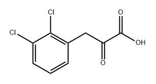 Benzenepropanoic acid, 2,3-dichloro-α-oxo- Structure