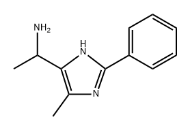 1H-Imidazole-5-methanamine, α,4-dimethyl-2-phenyl- Structure