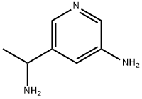 3-Pyridinemethanamine, 5-amino-α-methyl- Structure