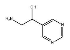 2-Amino-1-(pyrimidin-5-yl)ethan-1-ol Structure