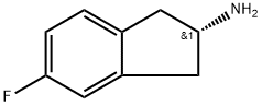 1H-Inden-2-amine, 5-fluoro-2,3-dihydro-, (2S) Structure